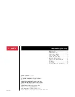 Timex KIDS User Manual preview