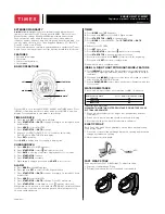 Preview for 2 page of Timex KIDS User Manual