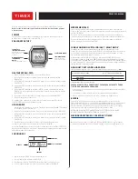 Preview for 12 page of Timex RETRO DIGITAL User Manual