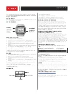 Preview for 15 page of Timex RETRO DIGITAL User Manual