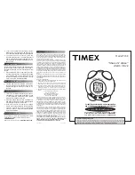 Preview for 1 page of Timex Shake N' Wake T156 User Manual