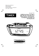 Preview for 1 page of Timex T-741 Instruction Manual