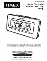 Timex T020 Instruction Manual preview