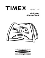 Предварительный просмотр 1 страницы Timex t103 User Manual