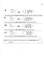 Preview for 8 page of Timex T236 User Manual