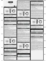 Timex W154 Instructions Manual preview