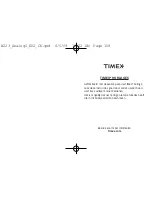 Preview for 31 page of Timex W223 NA Manual