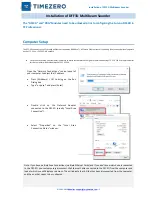 TIMEZERO DFF3D Installation Manual preview