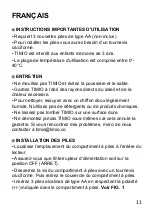 Preview for 11 page of timio TM01-01 User Manual