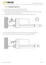 Предварительный просмотр 8 страницы Timotion MA1_AC User Manual