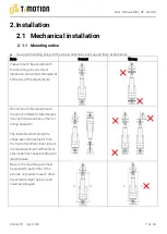 Предварительный просмотр 7 страницы Timotion MA1_DC User Manual