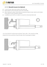 Предварительный просмотр 8 страницы Timotion MA1_DC User Manual