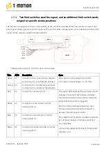 Предварительный просмотр 14 страницы Timotion TA16 User Manual