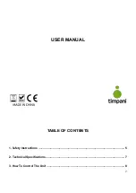 Preview for 2 page of Timpani LD270DMX User Manual