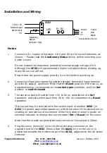 Preview for 2 page of Timpdon Electronics SCS2 Quick Start Manual