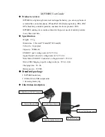 Timtech MP5000S User Manual preview