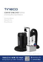 Tineco Carpet One Spot Series Instruction Manual preview