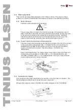 Preview for 16 page of Tinius Olsen H10KL Instructions For Use Manual