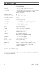 Preview for 22 page of Tintometer Lovibond MD100 Instruction Manual