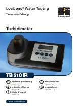 Tintometer Lovibond TB210 IR Instruction Manual preview