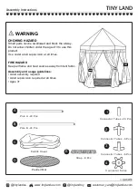 Preview for 1 page of TINY LAND Tent2001 Assembly Instructions