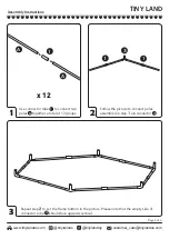 Preview for 2 page of TINY LAND Tent2003 Assembly Instructions