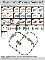 TINY LAND Wooden Train Set-74 Pcs Assembly Instructions preview