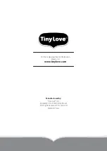 Preview for 19 page of Tiny Love 180 Napper Instruction Manual