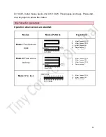 Preview for 14 page of TINY TNC-G10 Operation Manual