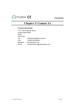 Предварительный просмотр 11 страницы Tinysine G560B759C27DB3 User Manual