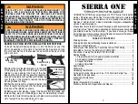 Preview for 3 page of Tippmann SIERRA ONE MARKER Owner'S Manual