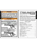 Preview for 3 page of Tippmann TRIUMPH EXT Owner'S Manual