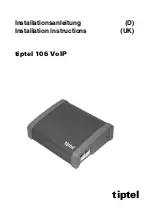 Preview for 1 page of TIPTEL 106 VoIP Installation Instructions Manual