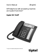 Предварительный просмотр 1 страницы TIPTEL 83 VoIP User Manual