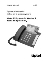 TIPTEL 85 System S0 User Manual preview