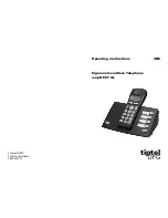 TIPTEL easy DECT XL Operating Instructions Manual предпросмотр