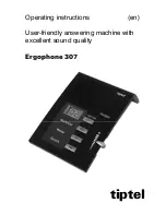 Preview for 1 page of TIPTEL Ergophone 307 Operating Instructions Manual