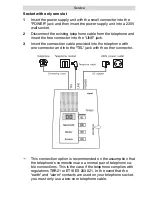 Preview for 8 page of TIPTEL Ergophone 307 Operating Instructions Manual