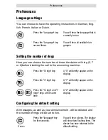 Preview for 14 page of TIPTEL Ergophone 307 Operating Instructions Manual