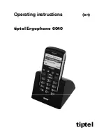 Preview for 1 page of TIPTEL Ergophone 6040 Operating Instructions Manual