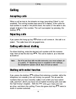 Preview for 16 page of TIPTEL Ergophone 6040 Operating Instructions Manual