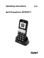 TIPTEL Ergophone 6070 Operating Instructions Manual предпросмотр