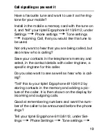 Preview for 19 page of TIPTEL Ergophone 6110 User Manual