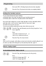 Preview for 23 page of TIPTEL Ergophone C Programming Instructions Manual