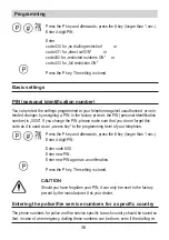 Preview for 37 page of TIPTEL Ergophone C Programming Instructions Manual