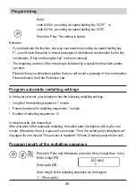 Preview for 40 page of TIPTEL Ergophone C Programming Instructions Manual