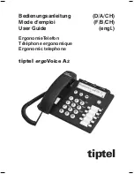 Preview for 1 page of TIPTEL ergoVoice A2 User Manual