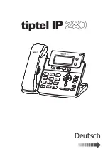 Предварительный просмотр 15 страницы TIPTEL IP 280 Quick Installation Manual