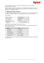 Preview for 3 page of TIPTEL IP 284 Operation