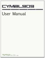 Preview for 1 page of Tiptop Audio CYMBL909 User Manual